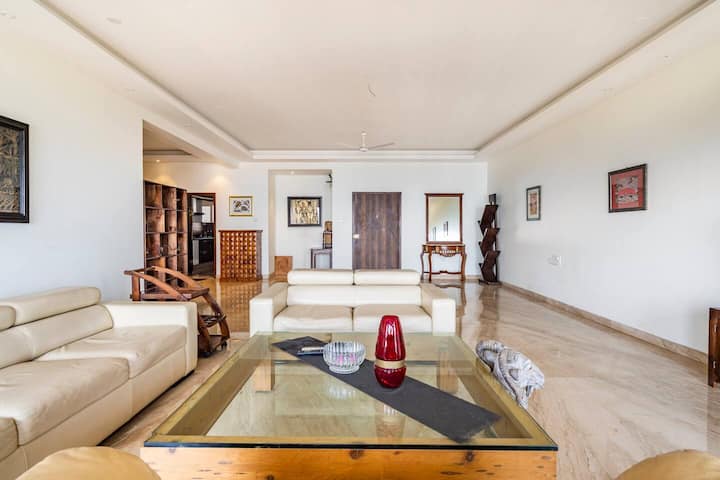 Savour the ultimate in comfort with luxurious furniture in your living room, complemented by a private balcony offering breathtaking sea views.