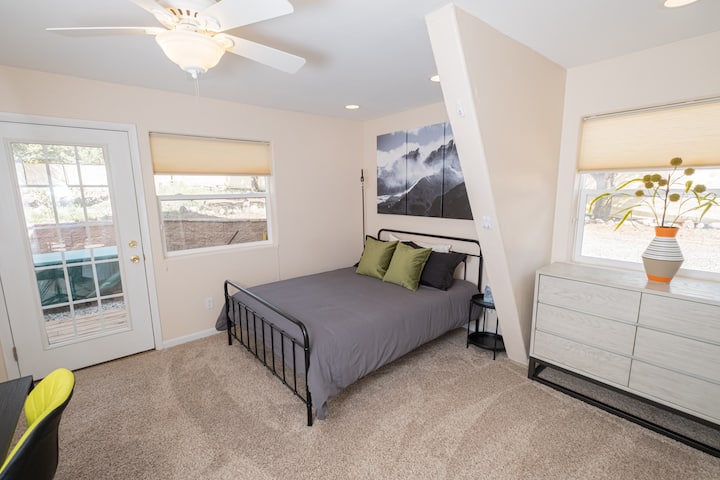 Queen Bedroom 2 with Patio Access