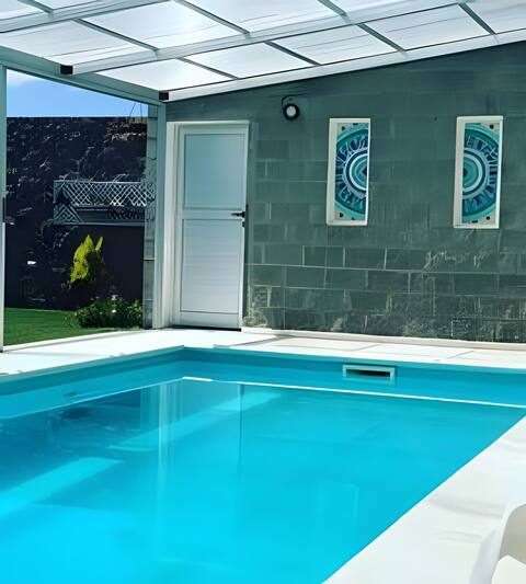 Cozy house with indoor heated pool