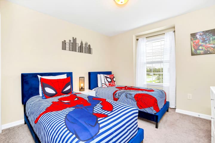 Spider Man Themed Bedroom