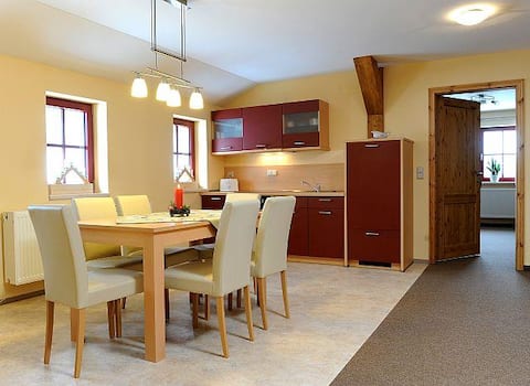 Successful Airbnb property: Apartment in the guest house (Pension am Steinberg) in Altenberg