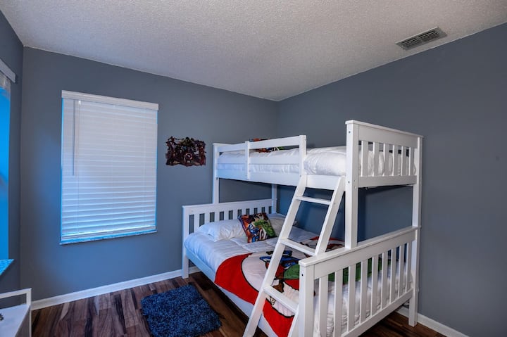 Bedroom 3 with Avengers Decor