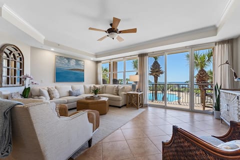 Top Airbnb: Stunning Remodel, Gorgeous Gulf Views, Private Bea in Crestview / Fort Walton Beach / Destin