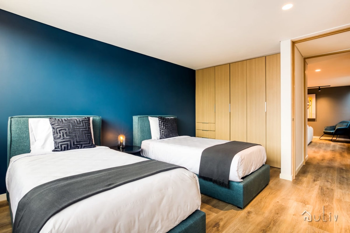 2 - ра спалня с две двойни легла.