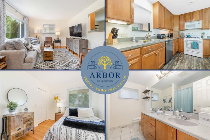 Trendy Ann Arbor Boho Chic Ranch (30 Day Min) - Ann Arbor, MI