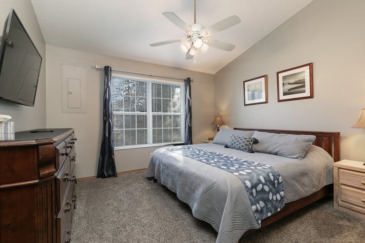 Master Bedroom- Vaulted Ceiling