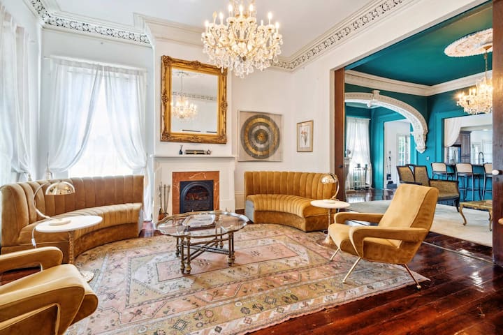 Opulent Historic Mansion w Heated Pool 5br|6.5ba