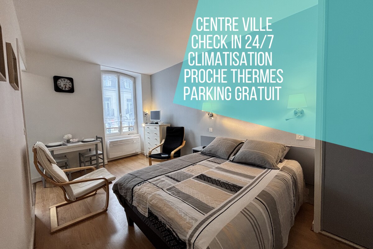 Successful Airbnb property: Le Sancy - Studio - 1 bed - 2 person - A/C in Châtel Guyon