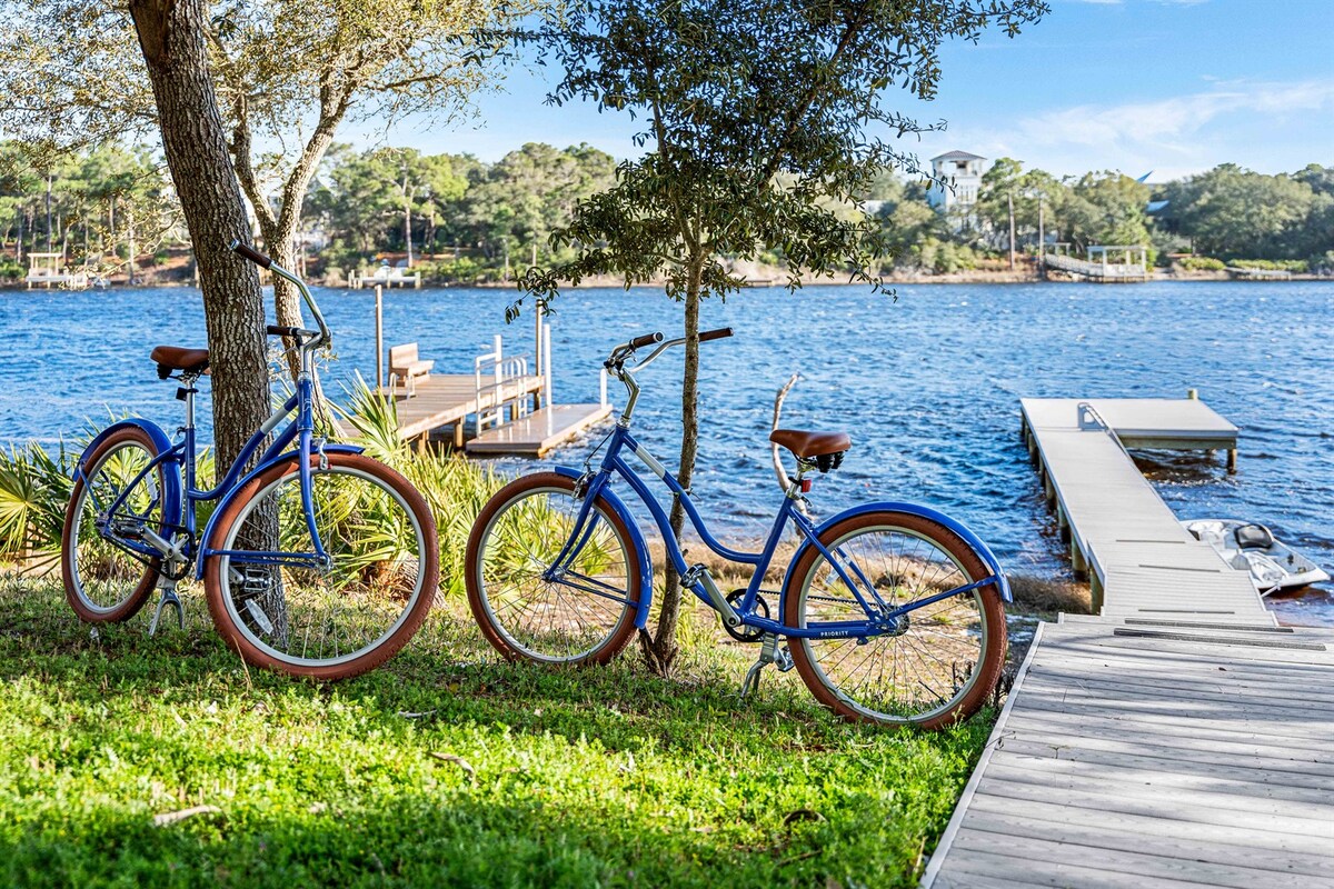 30A | Muelle privado | Zona para fogatas | Kayaks | Juegos de patio -  Chalés en alquiler en Inlet Beach, Florida, Estados Unidos - Airbnb, image size:1200x800