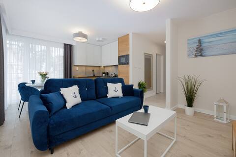 Morska 3 | Apartment with gym & pool