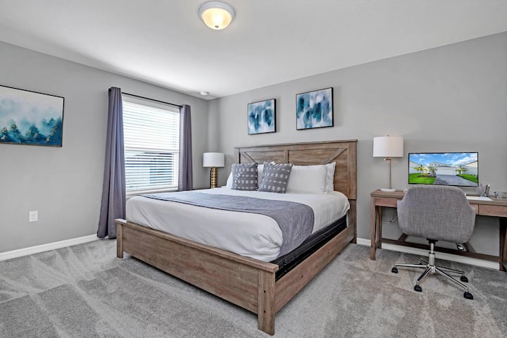 Chambre avec lit queen size