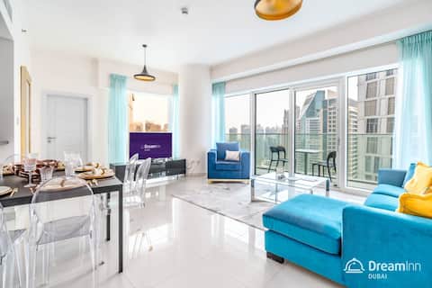 2BR in Damac Heights with Marina View