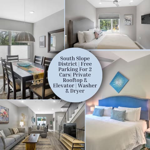 Modern South Slope Townhome with City Views