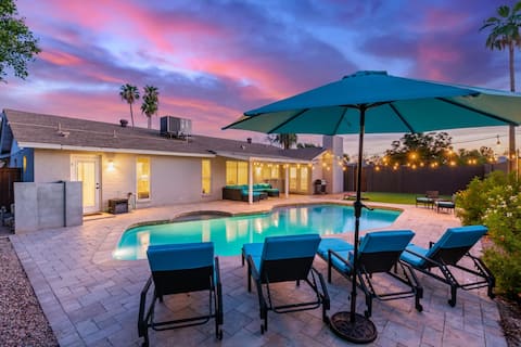 Modern Mesa Oasis with FREE Heated Pool and BBQ