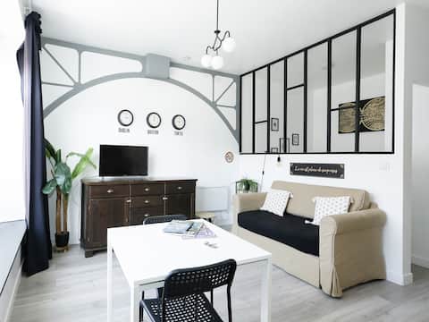 Breuil Station, fully-equipped studio