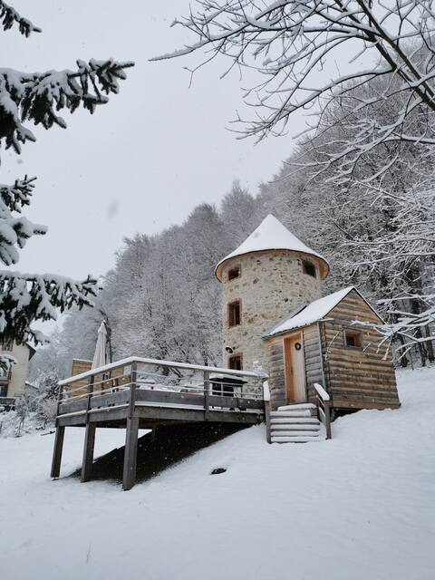 Pigeonnier-Chalet-Private Bathroom