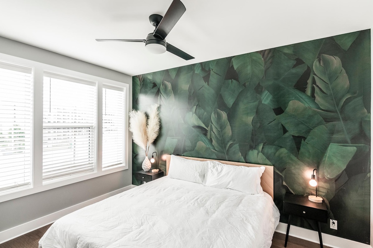 Rest your head on luxury style pillows and bedding.