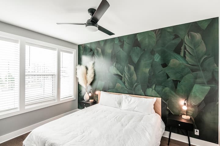 Rest your head on luxury style pillows and bedding.