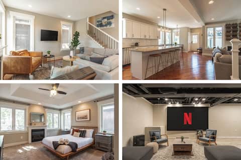 Stunning Birmingham 4BR/4.5BA Home - Walk to Town!