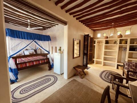 Large bedroom In authentic Swahili style villa