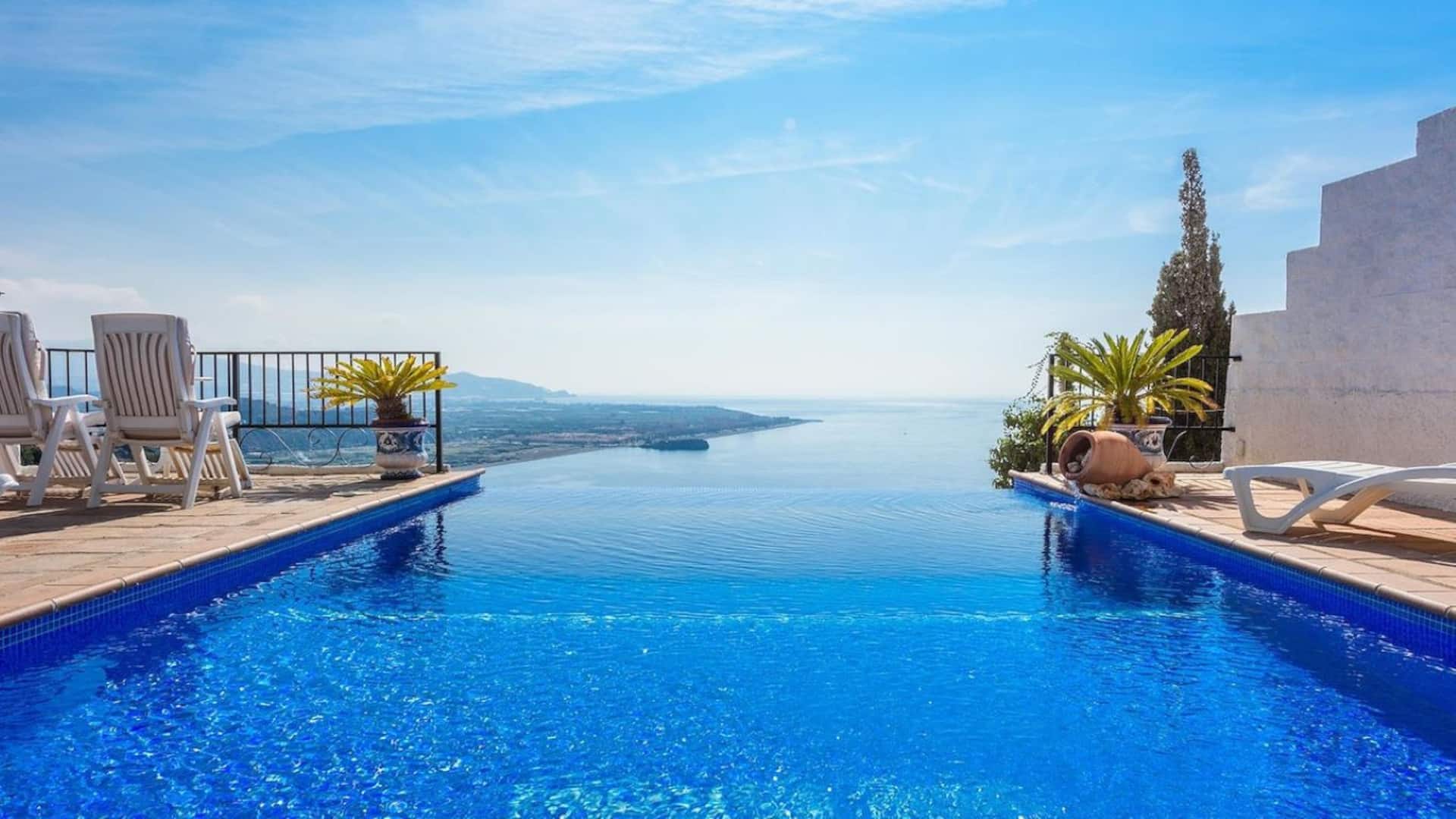 Villa 'Paraíso Azul' met zeezicht, Wi-Fi en airconditioning — foto 2