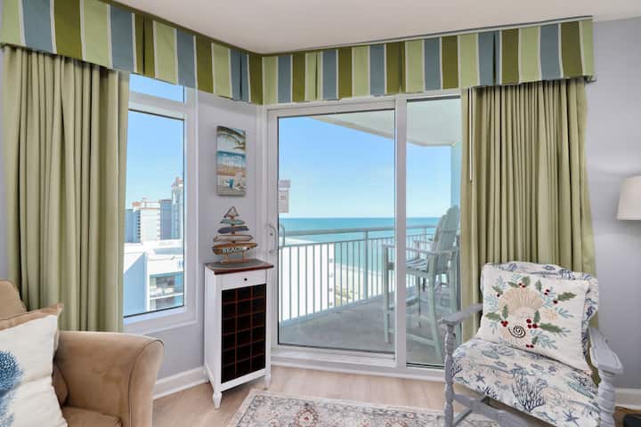 ლამაზი ხედები მისაღები ოთახიდან