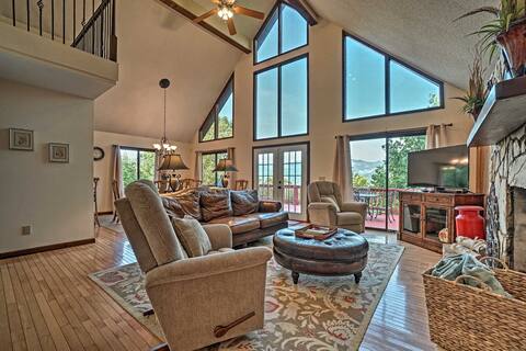Mountain Retreat w/ Decks, Hot Tub, & Games!
