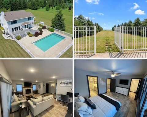 Freshly Updated Lake Michigan Home, Heated Pool!