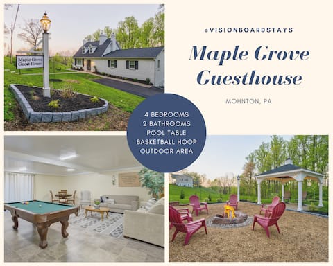 1 Mi. to Maple Grove Raceway, PoolTable & Backyard