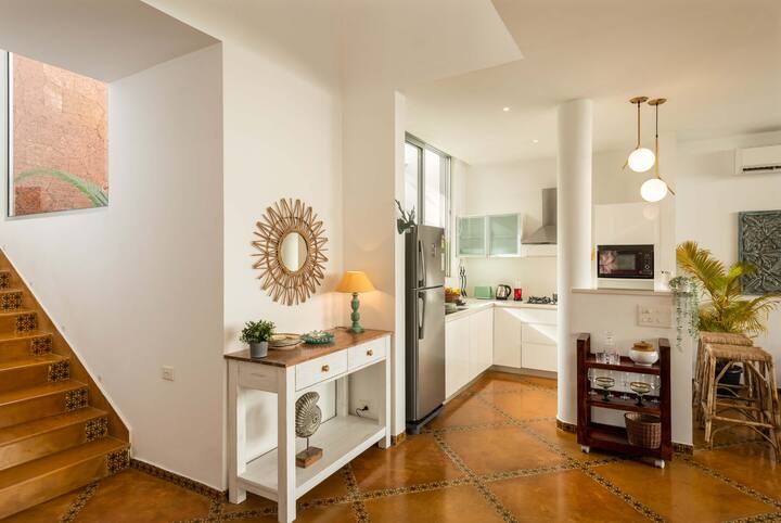 Fully equipped kitchen