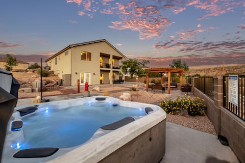 Spacious Home with Hot Tub & Splash Pad Near Zions