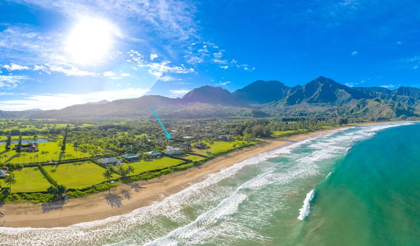 Nalu Hanalei, Stunning Hanalei home right by beach gallery image 4