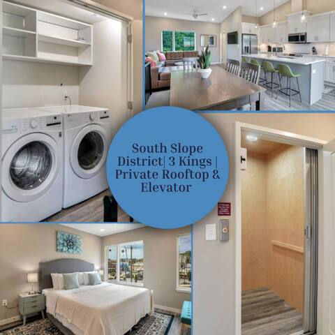 Chic Southside Three King Bedroom Townhome