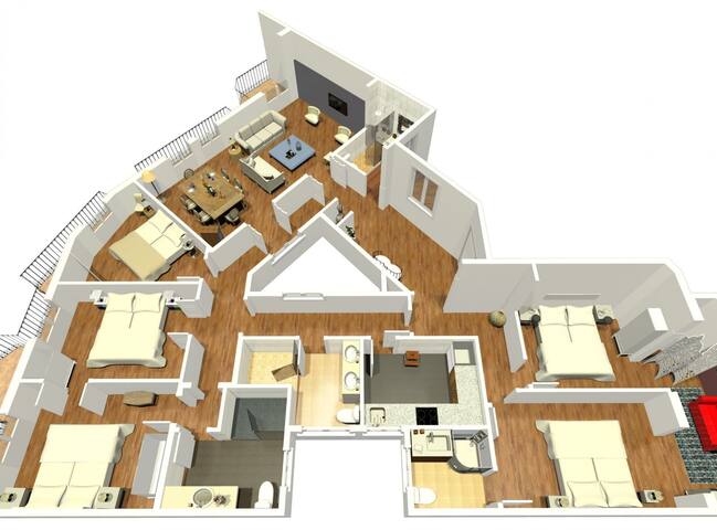 Le Monde-Fabulous 5-Bedroom Apartment gallery image 2