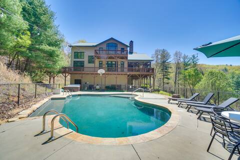 Expansive Home on 16 Acres w/ Smoky Mountain Views