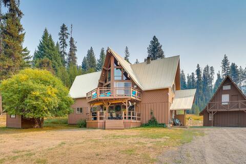 Remote Elk City Escape w/ Decks & Mtn Views!