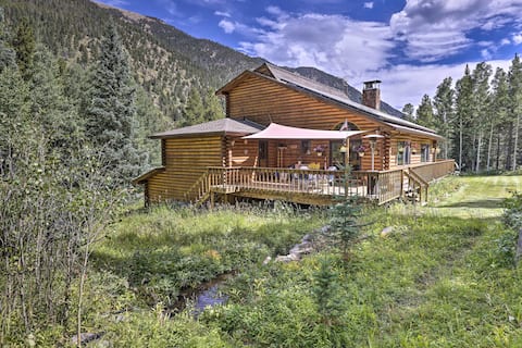 Silver Plume Mountain Haven with Views & Deck!