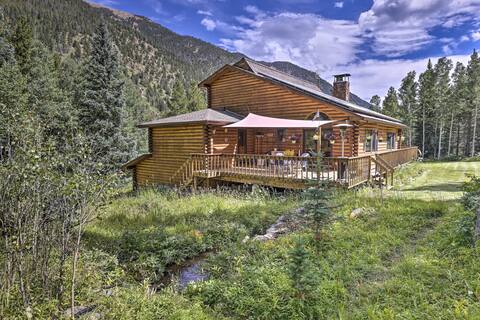 Silver Plume Mountain Haven with Views & Deck!