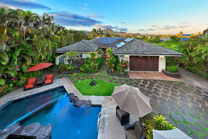 Hale Keoniloa: Tropical Charm + Pool in Poipu gallery image 3
