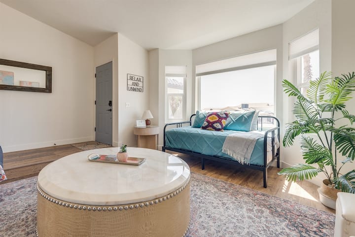 Large table for family board game nights.