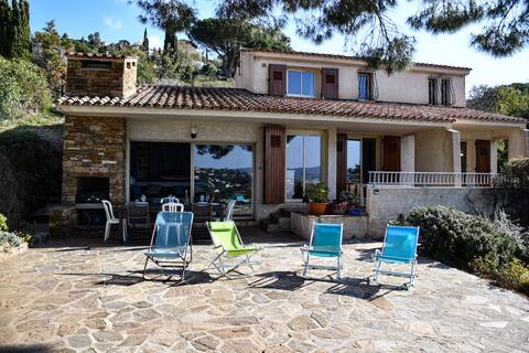 Family villa sea view classified 3** - 8 people