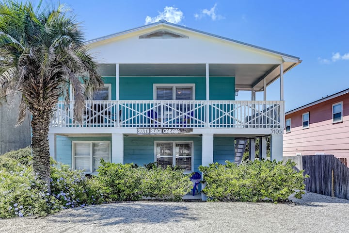 South Beach Cabana Down | Pool | Across From Beach - Amelia Island, FL