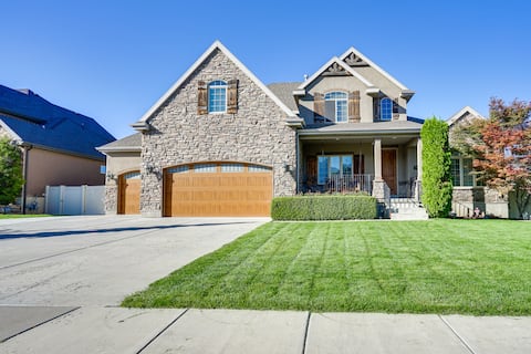 Game Room + Home Office: Spacious Kaysville Escape