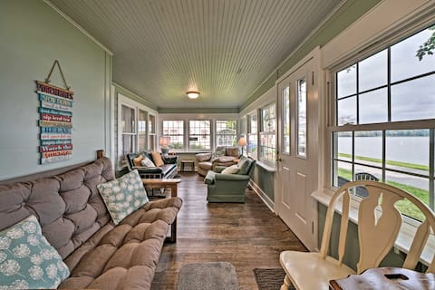 Boat & Ski: Home on Edinboro Lake w/ Grill!