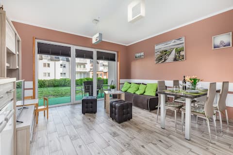 Successful Airbnb property: Północna 19C | Stylish Apartment | Parting in Darłowo