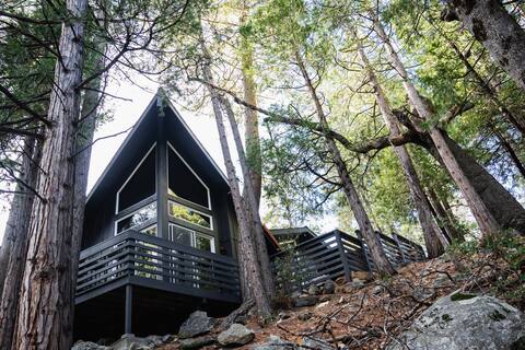 Juniper by Freewyld | A-Frame Cabin + Hot Tub