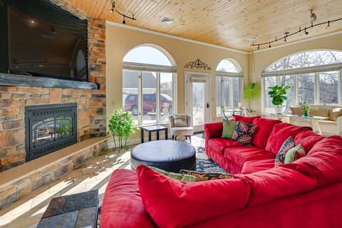Large Home w/ Indoor Basketball Court + Game Room!