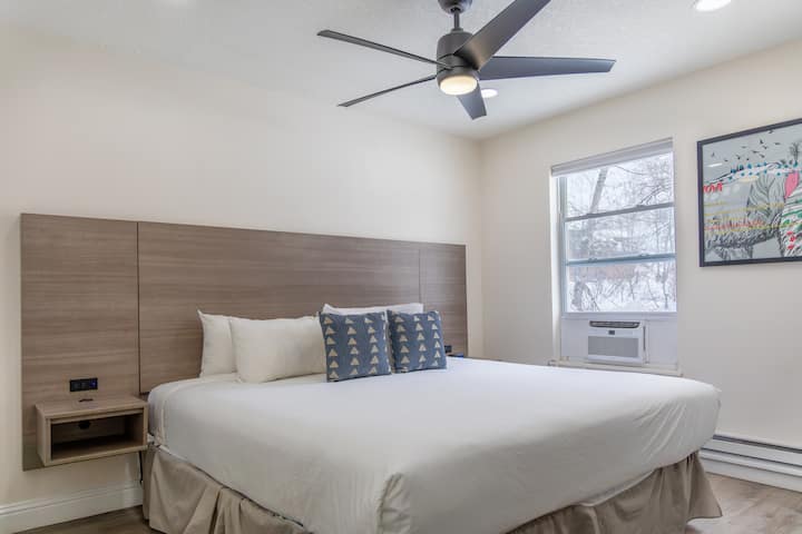 Unit with 1 King bed in the Primary Bedroom and 1 Queen bed in the Guest Bedroom