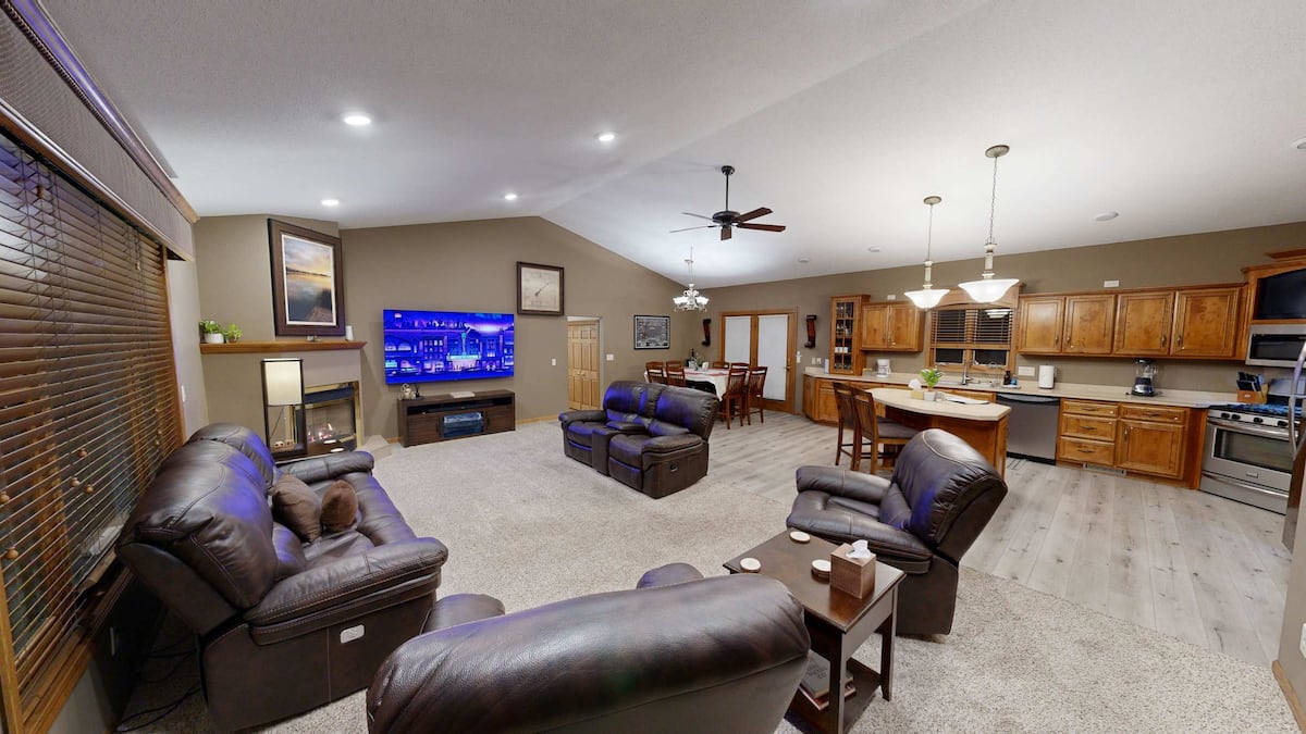 Open-Concept Living Room