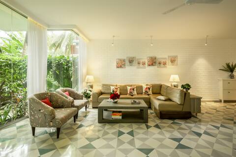 ElSereno | Apt with Pool & Pvt Garden | Vagator